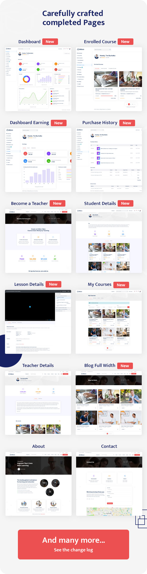 Aduca - Online Education & LMS HTML5 Template