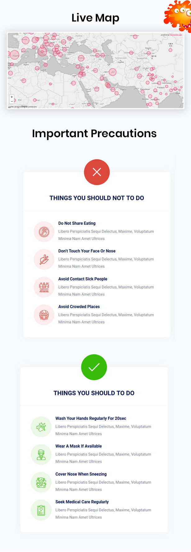 Costar - Coronavirus (COVID-19) Medical Prevention HTML Template