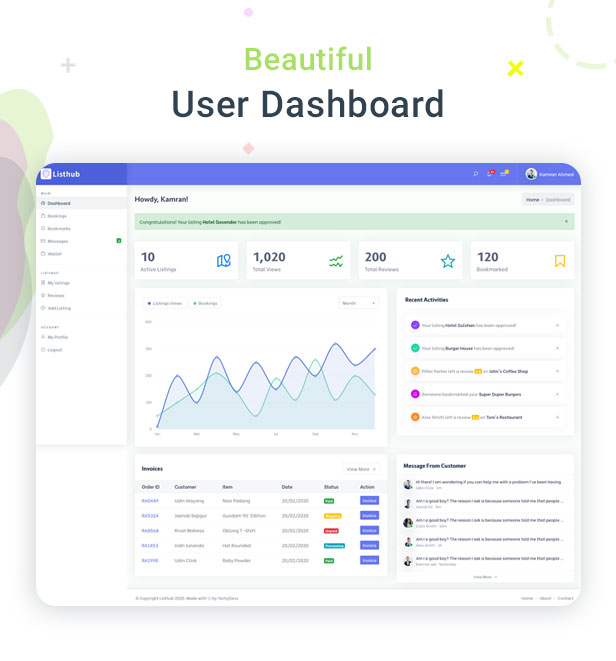 Listhub -Directory & Listing HTML Template with Dashboard - 3