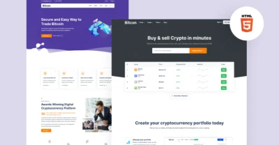 Bitcon website preview