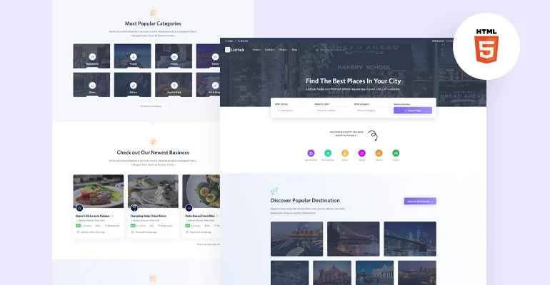Listhub website preview