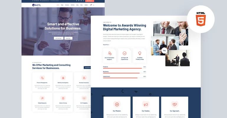 Minzel website preview