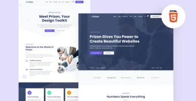 Prizon website preview